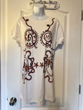 Alexander McQueen Nautical Rope Print T-Shirt Dress / Cover-Up – Size M